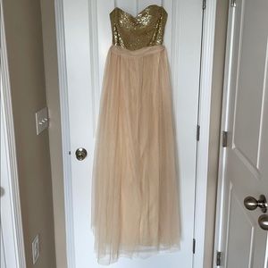 Champagne Gold Dress